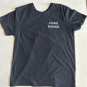 June Shine Graphic Black T-Shirt